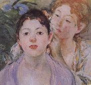 Berthe Morisot Detail of Embroider France oil painting artist